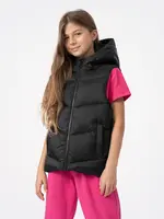 Girls' quilted vest