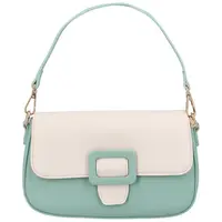 Dámská koženková crossbody kabelka Rainbow, mentolová