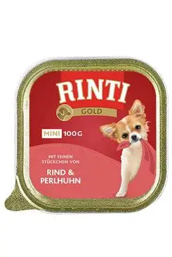 Rinti Dog Gold Mini vanička hovězí perlička 100g