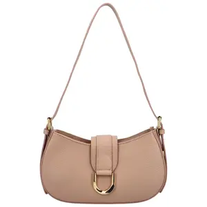Stylová dámská kožená crossbody Vodie, růžová