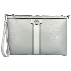 Módní dámská crossbody Myshuna, stříbrná