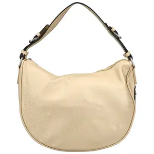 Příjemná dámská koženková kabelka na rameno Sula,  zlatá