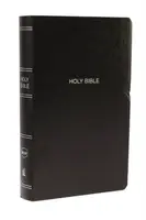 NKJV, Gift and Award Bible, Leather-Look, Black, Red Letter, Comfort Print - Thomas Nelson