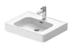 Duravit Soleil by Starck - Umyvadlo 60x48 cm, s přepadem, otvor pro baterii, bílá 2376600000
