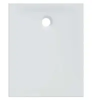 Geberit Nemea - Sprchová vanička 100x80 cm, protiskluz, matná bílá 550.593.00.1