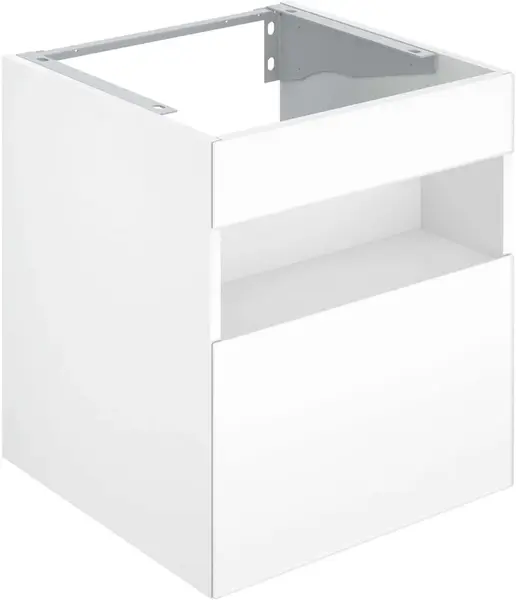 Keuco Stageline - Umyvadlová skříňka, 50x63x49 cm, s osvětlením a USB, bílá 32842300100