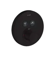 Axor ShowerSelect - Termostat pod omietku na 2 spotrebiče, matná čierna 36723670