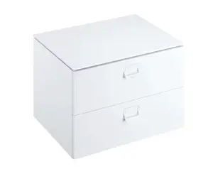 Ravak Comfort - Doska pod umývadlo 80x46x2 cm, lesklá biela X000001380