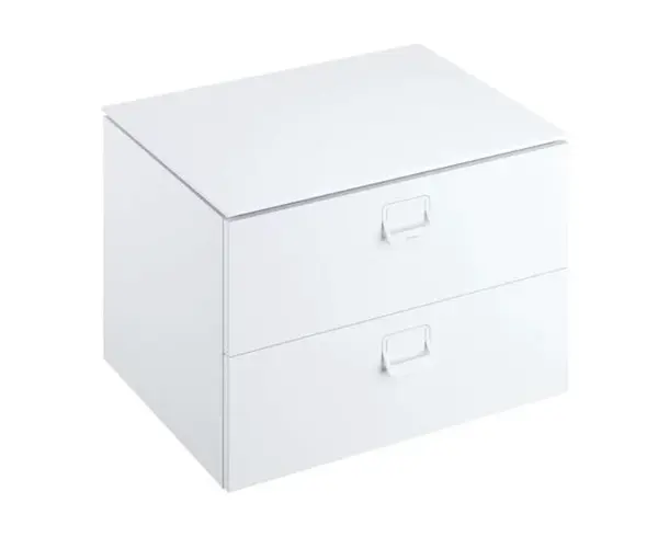 Ravak Comfort - Doska pod umývadlo 80x46x2 cm, lesklá biela X000001380