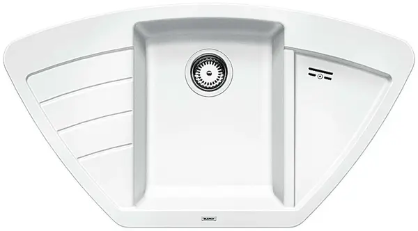 Blanco Zia 9 - Silgranitový drez, 93x51 cm, biela 514758