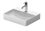 Duravit DuraSquare - Nábytkové umývadlo Compact, 50x40 cm, 1 otvor na batériu, DuraCeram, biela 2356500041
