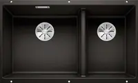 Blanco Subline 430/270 - Silgranitový drez, 76x46 cm, čierna 525991