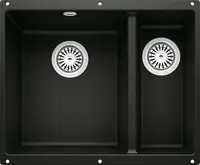 Blanco Rotan 340/160 - Silgranitový drez, 56x46 cm, čierna 526096