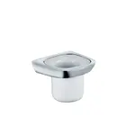 Kludi Amba - Pohárik na kefky a pastu s držiakom, biela/chróm 5397505