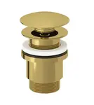 Kludi Príslušenstvo - Uzatvárateľná výpusť, Push-Open, kefované zlato 10426N0-00