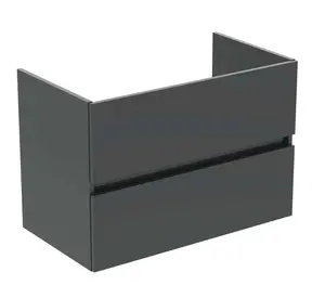 Ideal Standard Eurovit+ - Umývadlová skrinka, 55x80x44 cm, 2 zásuvky, lesklá sivá R0263TI