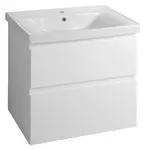 Aqualine Altair - Umyvadlová skříňka 60x70x45 cm, 2 zásuvky, bílá AI270
