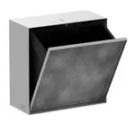 Hansgrohe XtraStoris Rock - Podomítkový odpadkový koš 6 l, matná bílá 56090700