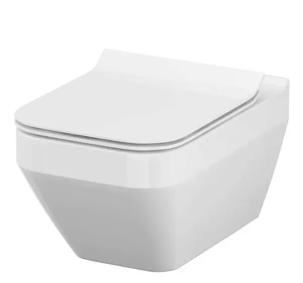 Cersanit Crea - Závěsné WC se sedátkem SoftClose, CleanOn, bílá S701-213