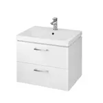 Cersanit Lara - Umyvadlová skříňka, 45x59x45 cm, 2 zásuvky, bílá S926-002-DSM