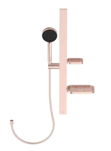 Ideal Standard ALU+ - Set sprchové hlavice, tyče a hadice, 2 proudy, rosé BD586RO