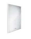 Nimco Zrkadlá - Zrkadlo s LED osvetlením, 60x80 cm, dotykový senzor, hliník ZP 11002VX