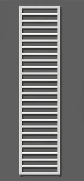 Zehnder Subway - Koupelnový radiátor 184x45 cm, rovný, středové připojení 5 cm, nerez ocel SUBI-180-045