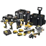 DeWALT Nářadí - 14dílná sada AKU nářadí, baterií a nabíječky DCK755P3T
