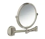 Axor Universal Circular - Kosmetické nástěnné zrcátko, kartáčovaný nikl 42849820