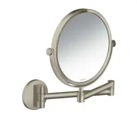 Axor Universal Circular - Kosmetické nástěnné zrcátko, kartáčovaný nikl 42849820