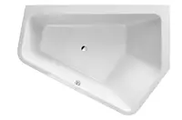 Duravit Paiova 5 - Vaňa asymetrická, 190x140 cm, s panelom, pravá, biela 700397000000000