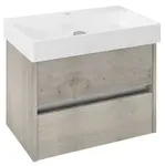 Sapho Nirona - Umývadlová skrinka, 67x52x43 cm, dub Mocca NR070-1212