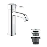 Grohe Essence New - Umývadlová batéria s výpustom Push-Open, chróm 23797001