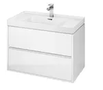 Cersanit Crea - Umývadlová skrinka, 53x79x45 cm, 2 zásuvky, biela S924-004