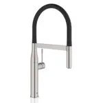Grohe Essence - Drezová batéria s flexibilným ramenom s prepínačom, supersteel 30294DC0