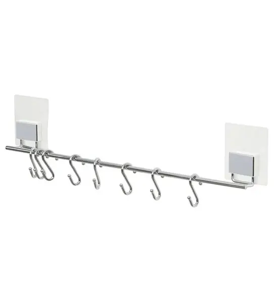 Compactor Bestlock Magic - Závěsná tyč, 8 háčků, chrom RAN6976