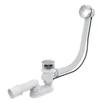 Alcadrain Odtokové súpravy - Vaňová odtoková a prepadová súprava, dĺžka 1200 mm, chróm A55KM-120