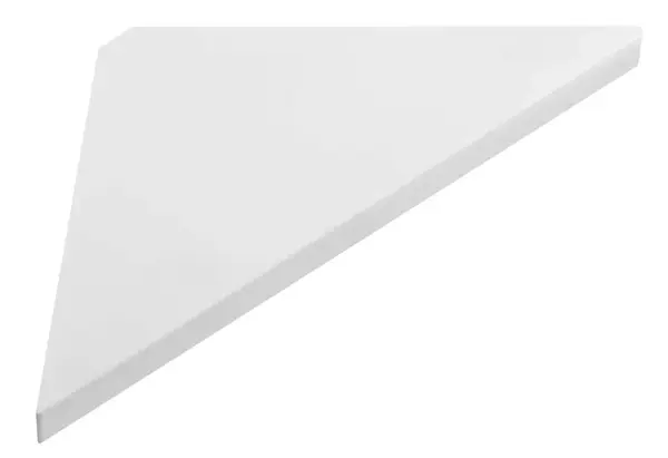 Sapho Abeline - Polička rohová, matná biela AE200-0101