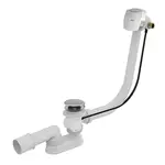 Alcadrain Odtokové súpravy - Vaňová odtoková a prepadová súprava s napúšťaním, pre silnostenné vane, dĺžka 570 mm, chróm A565CRM1