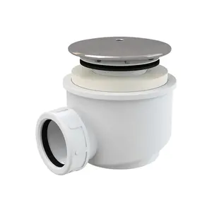 Alcadrain Vaničkové sifóny - Odtoková súprava pre sprchové vaničky, bočný odpad, chróm A47CR-60