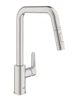 Grohe QuickFix Start - Drezová batéria s výsuvnou spŕškou, supersteel 30631DC0
