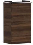 Hansgrohe Xelu Q - Umývadlová skrinka, 63x34x27 cm, 1 dvierka, pánty vpravo, tmavý orech/chróm 54018000