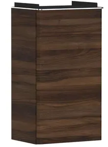 Hansgrohe Xelu Q - Umývadlová skrinka, 63x34x27 cm, 1 dvierka, pánty vpravo, tmavý orech/chróm 54018000