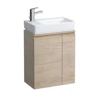 Laufen Pro S - Umyvadlová skříňka s dvířky a boční policí vpravo, 47x28x61 cm, světlý dub H4830010954791