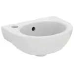 Ideal Standard Eurovit - Umývadielko, 35x26 cm, s prepadom, otvor na batériu vľavo, biela W330001