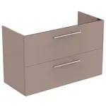 Ideal Standard i.Life A - Skrinka pod umývadlo, 100x44x63 cm, 2 zásuvky, matná béžová T5257NH