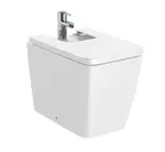 Roca Inspira - Stojaci bidet, s prepadom, otvor na batériu, biela A357537000