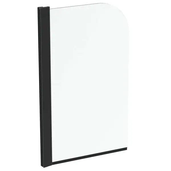 Ideal Standard Connect 2 - Vanová zástěna 80x140 cm, černá/čiré sklo T9924V3