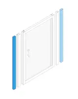 Jika Nion - Rozšiřovací profil pro sprchové kouty a sprchové dveře H2912N80000151