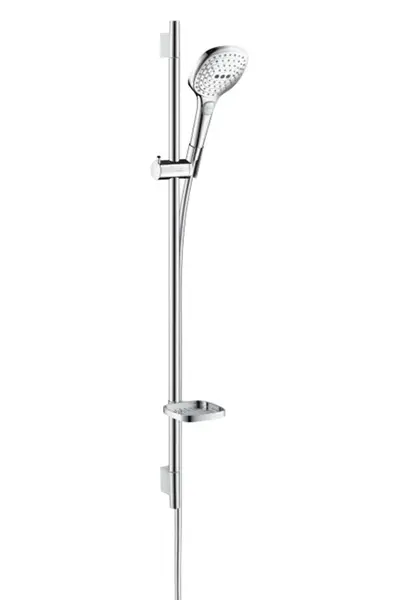 Hansgrohe Raindance Select E - Sprchová súprava 120, 3 prúdy, EcoSmart 9 l/min, biela/chróm 26623400